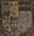 Impaled arms of Nicholas Leveson and Dionyse Bodley