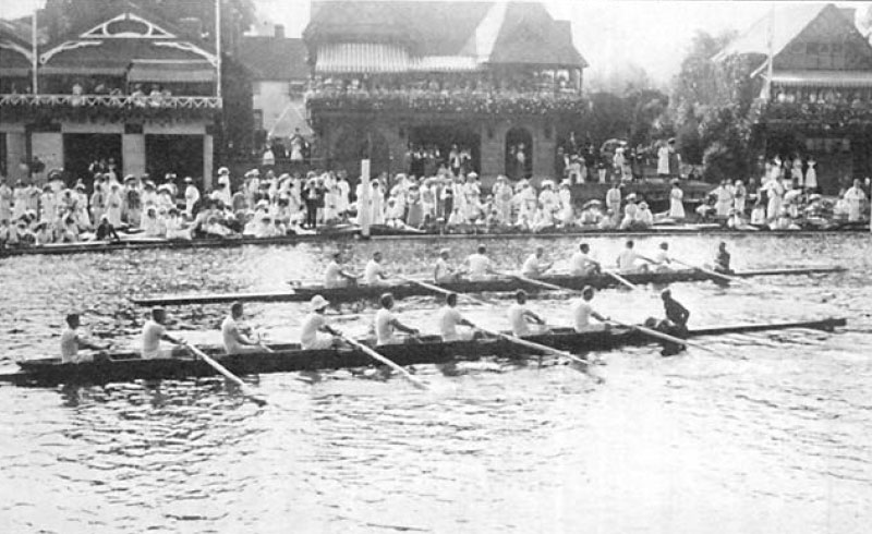 Eights - Great Britain (Leander Club) vs. Hungary - Summer Olympics 1908
