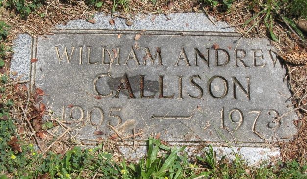 William Andrew Callison headstone