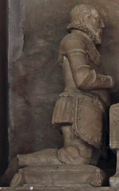 Effigy of Thomas Coleshill from monument in Chigwell