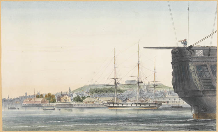 View of Halifax Harbour by John Hawkins Gascoigne