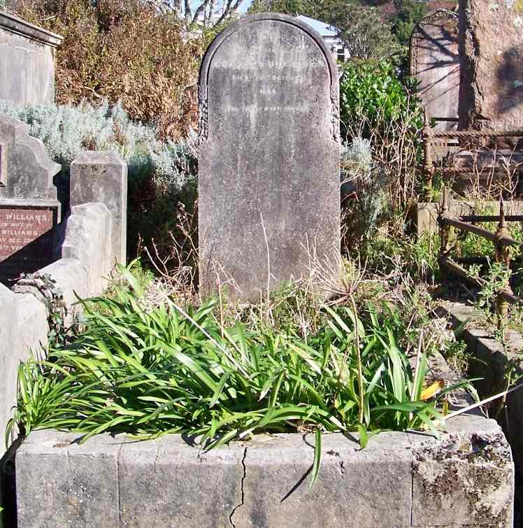 Grave of Charles Hulke in Karori Cemetery