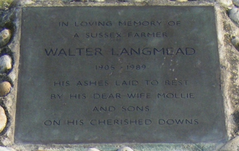 Memorial to Walter Langmead