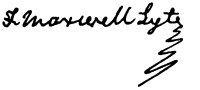 Farnham Maxwell Lyte signature