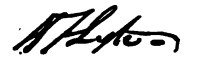 Henry Francis Lyte signature