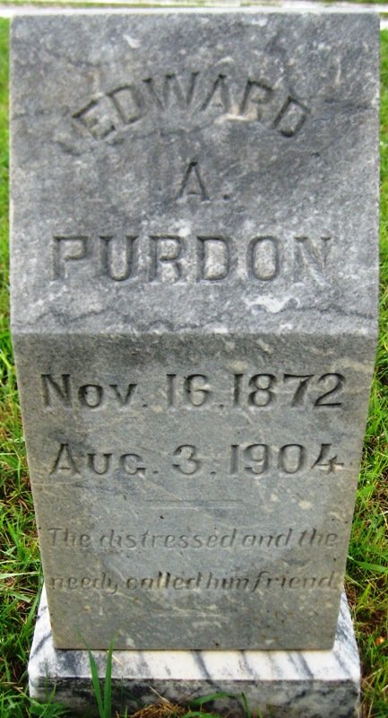 Gravestone of Edward Anthony Purdon