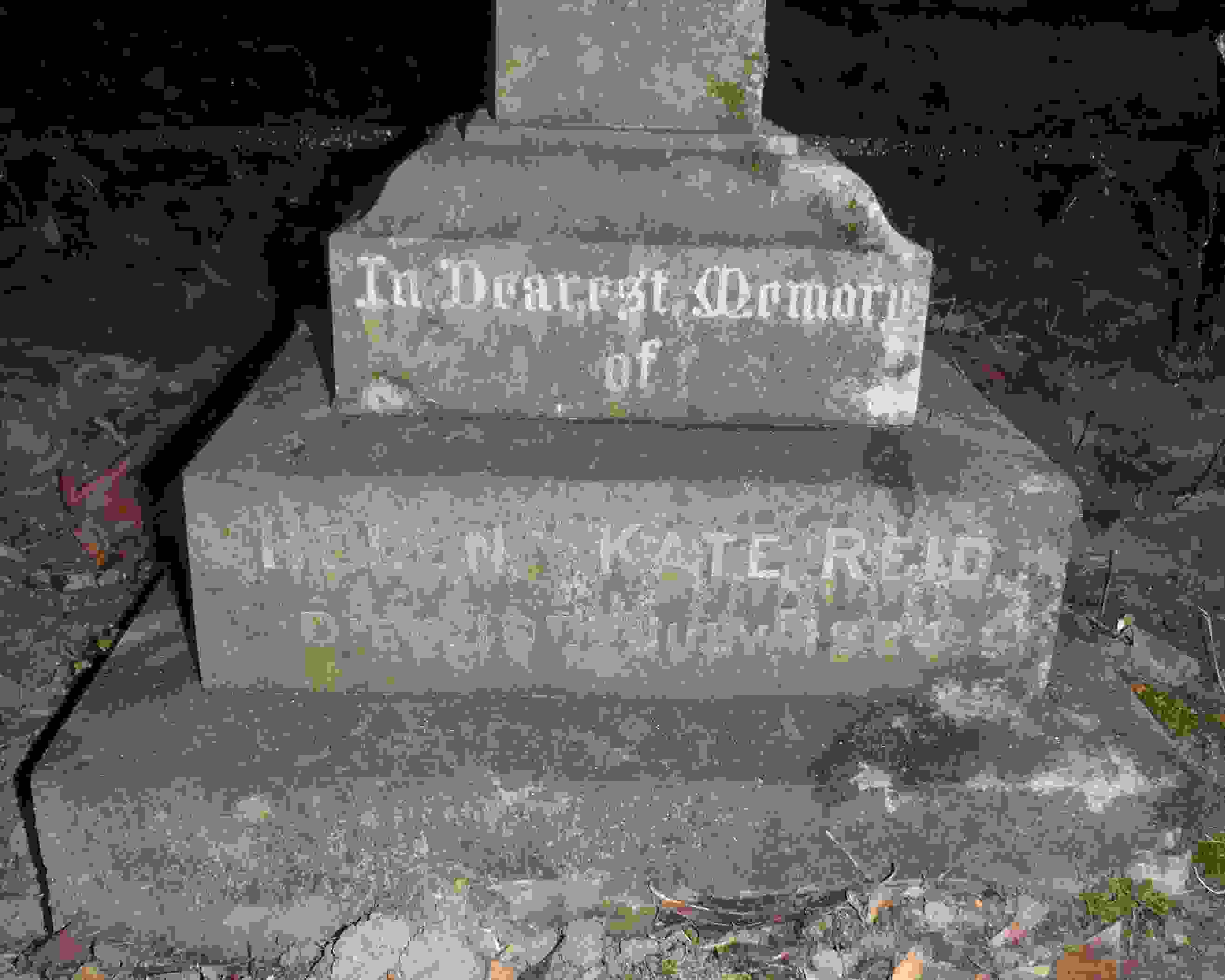 Headstone of Helena Kate (Risley, Coltson) Reid