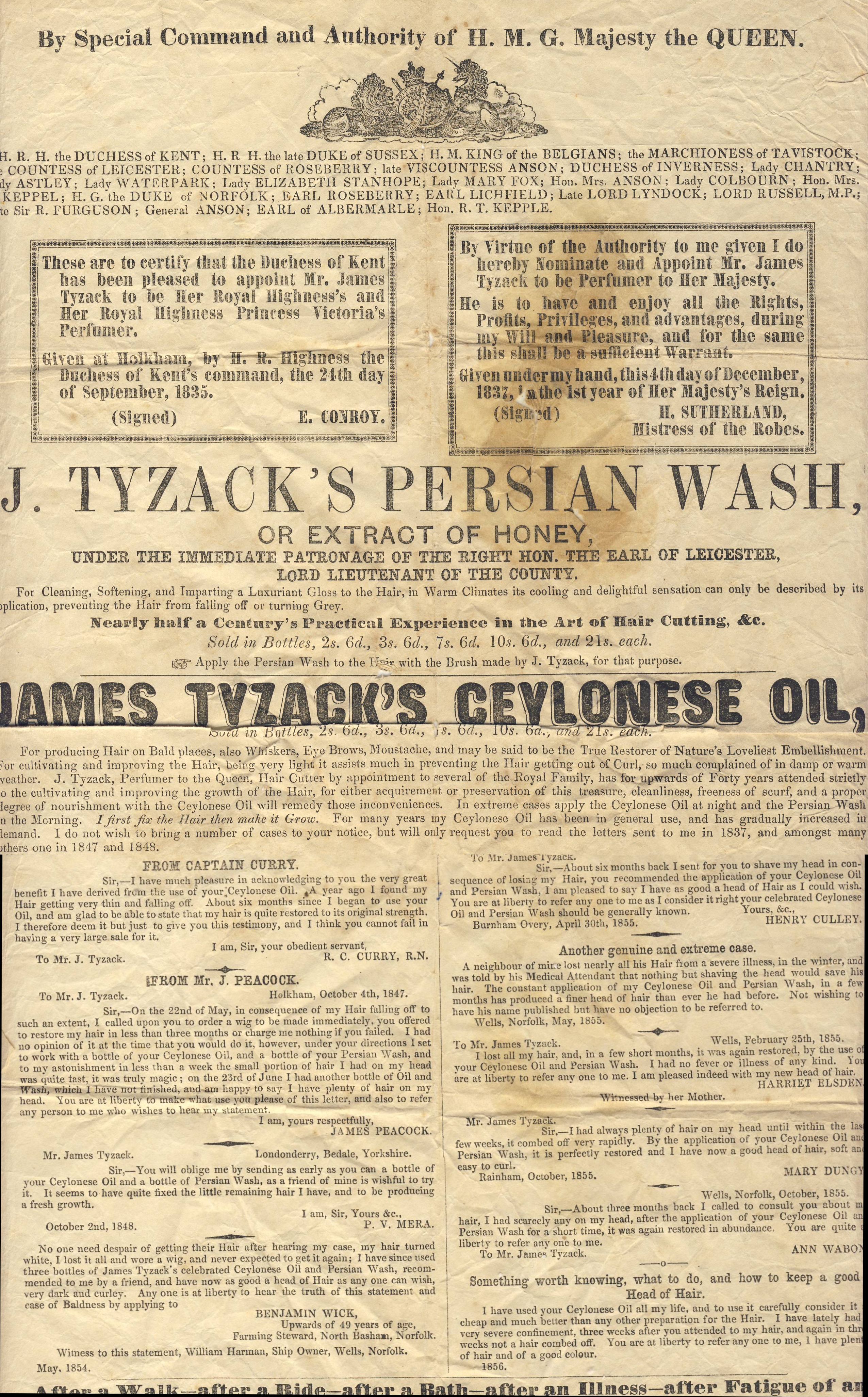 James Tyzack Advertisement