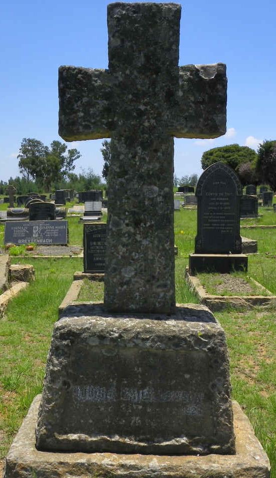 Gravestone of Louisa Emily (Tyzack) Lawson