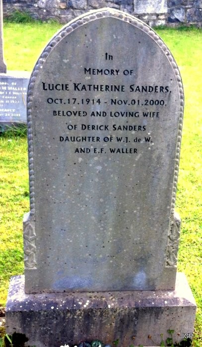 Headstone of Lucie Katherine (Waller) Sanders