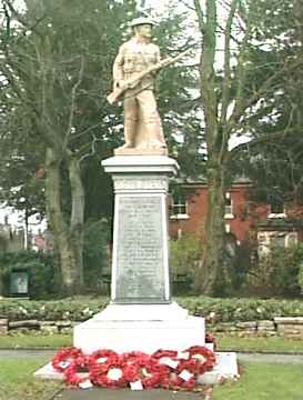 War memorial - Alsager, Cheshire