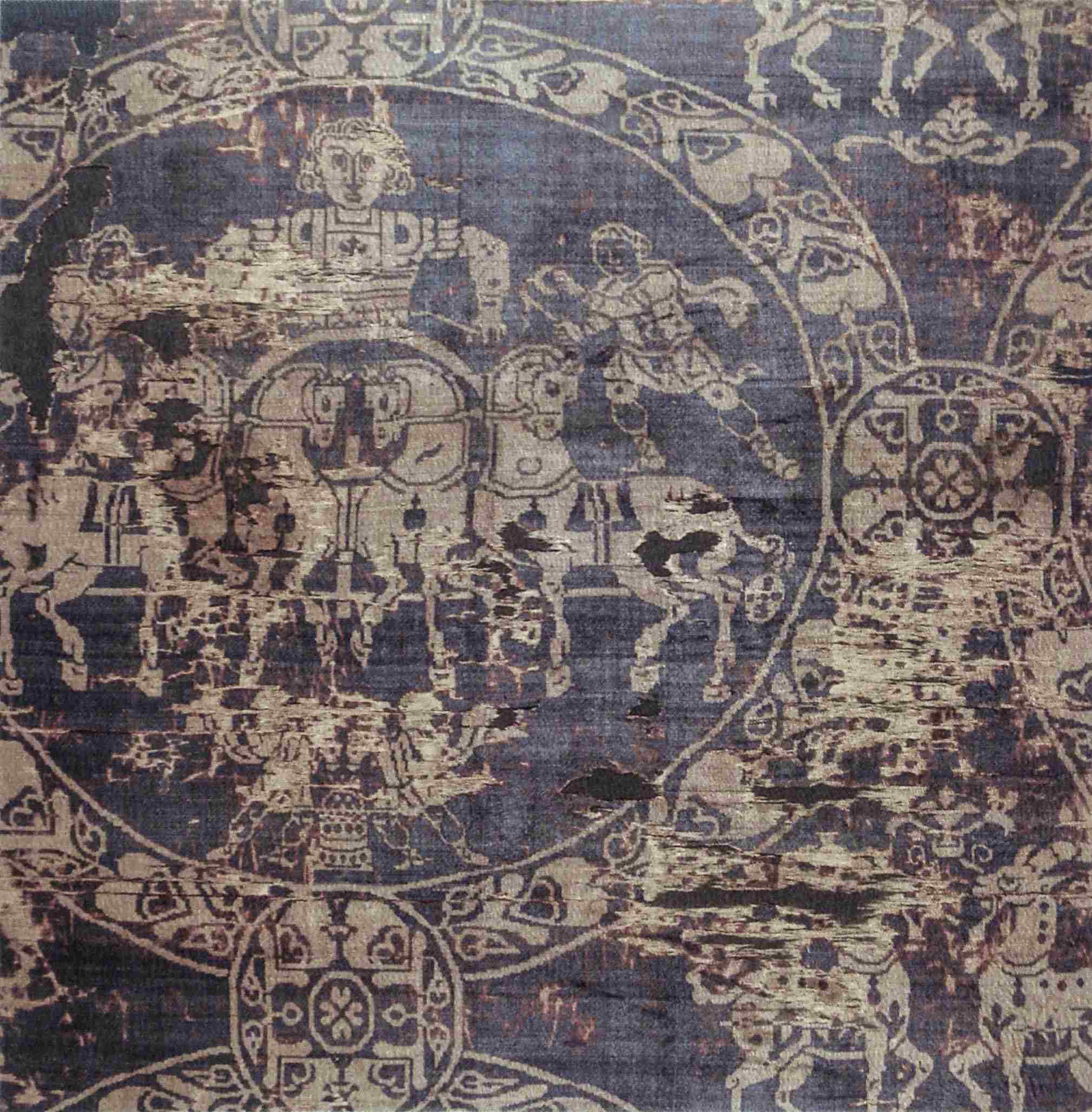 Charlemagne's burial shroud