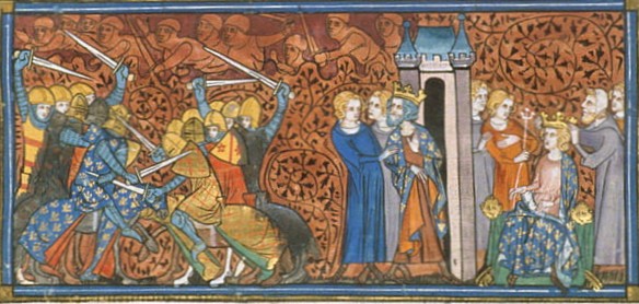 Battle of Soissons, imprisonment of Charles III and the coronation of Rudolph.