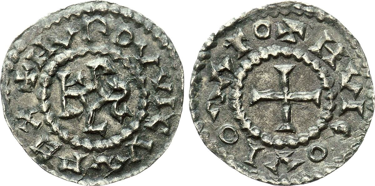 Penny from the reign of Louis II