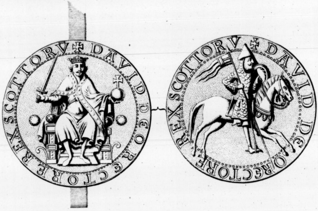 Great seal of David I, king of Scotland