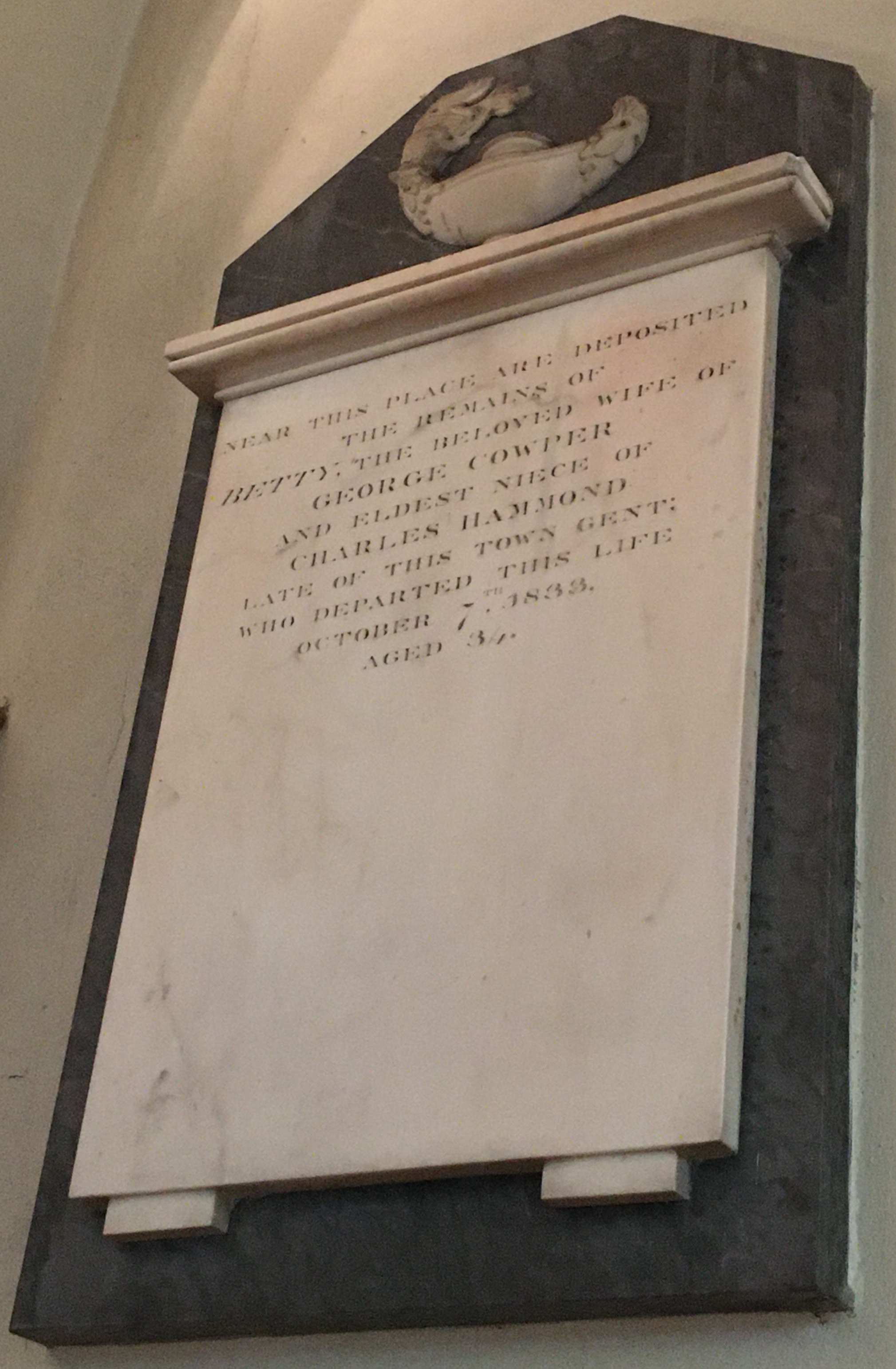 Betty Hammond memorial