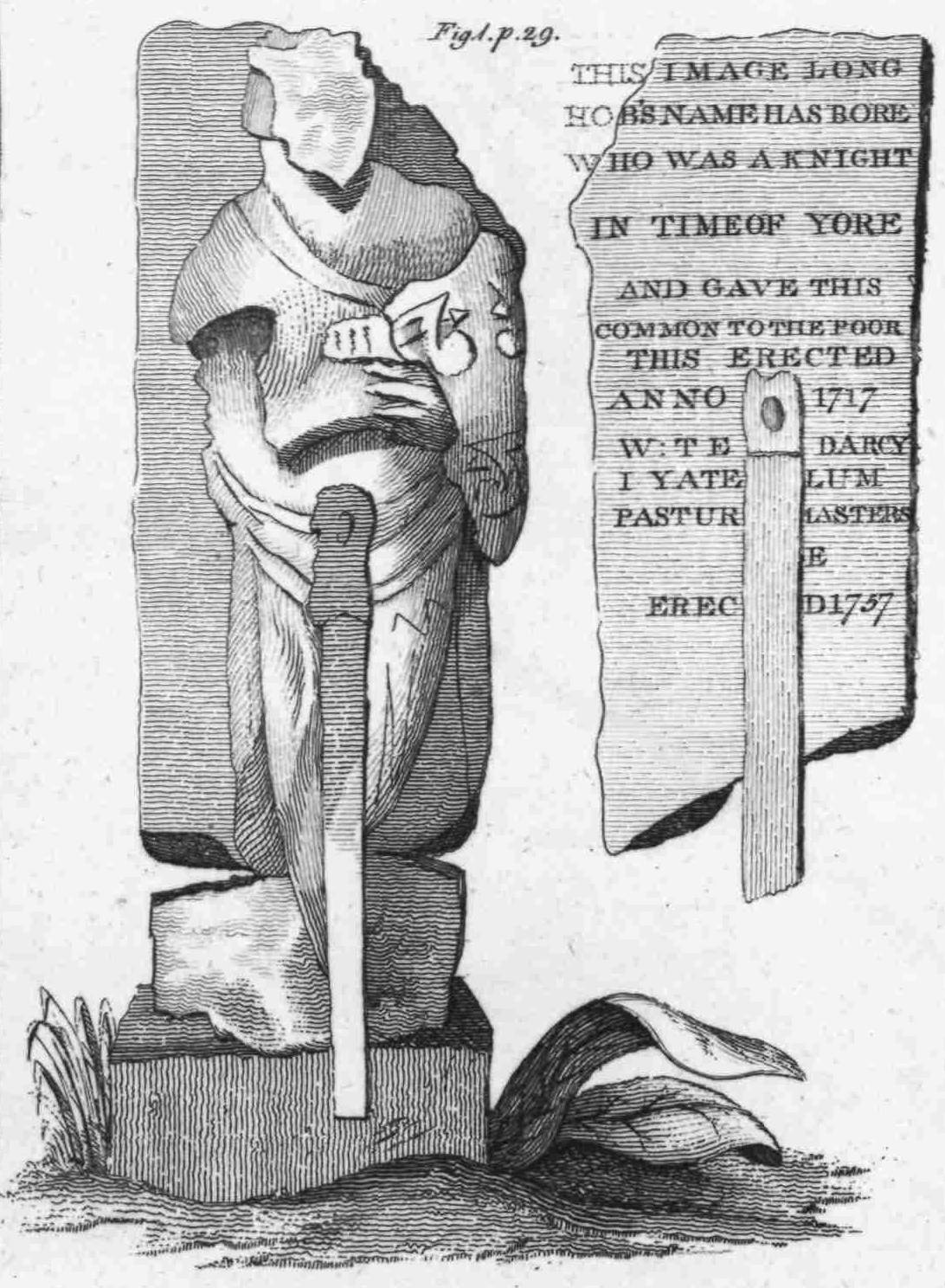 Figure possibly of of Robert de Ros