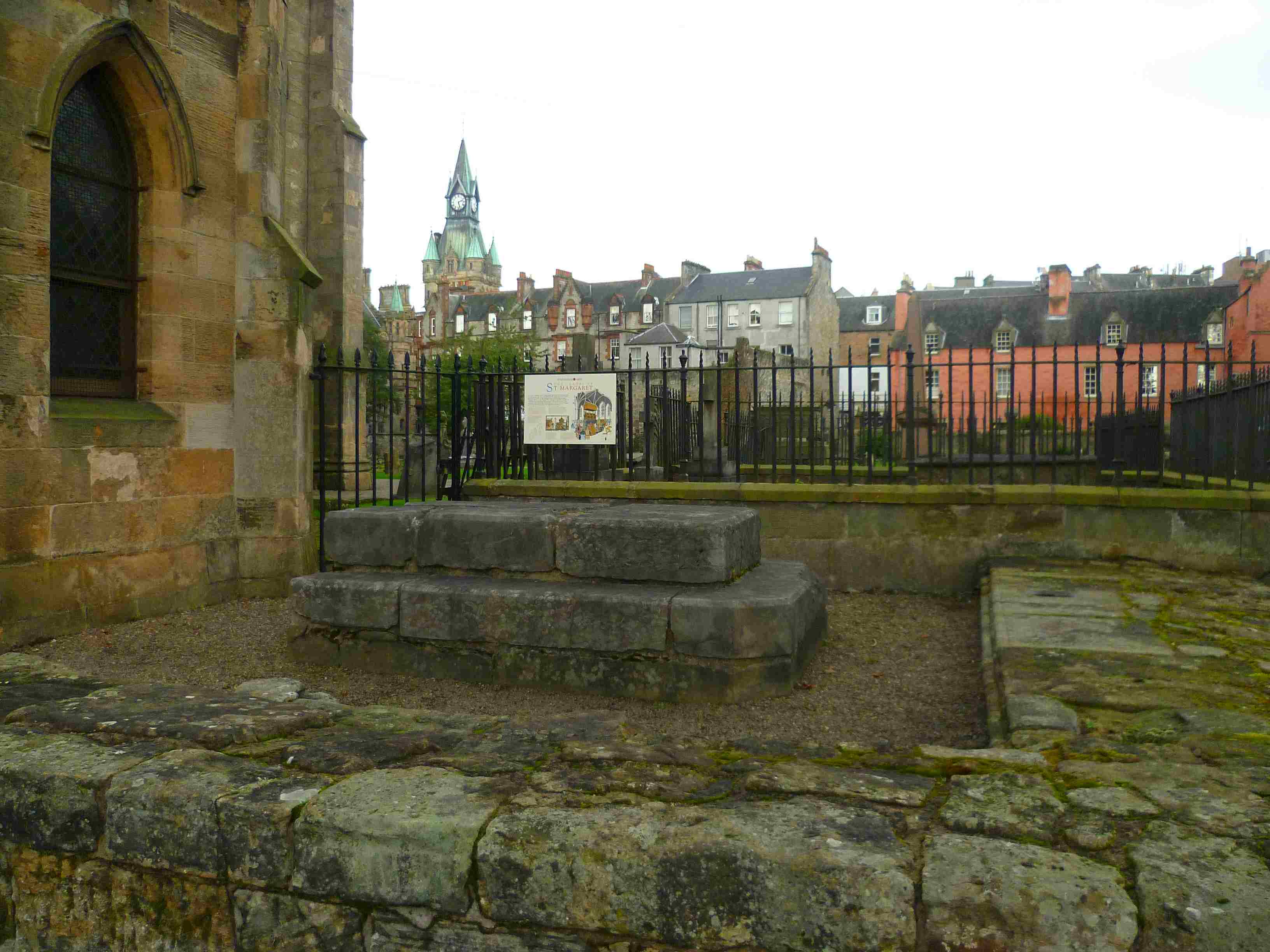 Site of the shrine of St. Margaret, Dunfermline Abbey, Fife